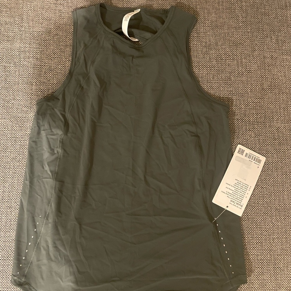 Grey Lululemon sculpt tank